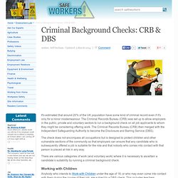 Criminal Background Checks