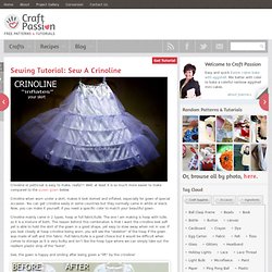 Sewing Tutorial: Sew A Crinoline