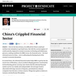 China’s Crippled Financial Sector