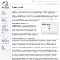 Criptovirología