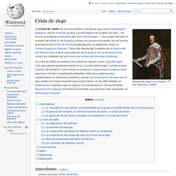 Crisis de 1640