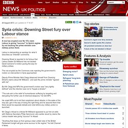 MPs debate Syria after ministers drop quick vote on action