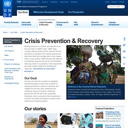 BCPR - Crisis Prevention and Recovery - Disaster Reduction Unit