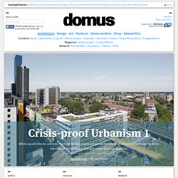 Crisis-proof Urbanism 1