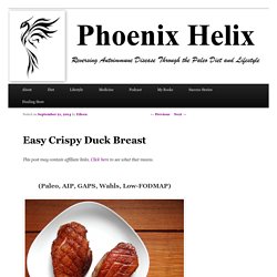 Easy Crispy Duck Breast