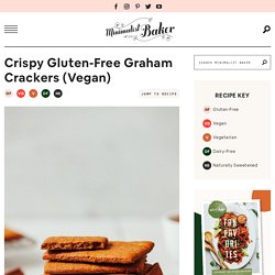 Crispy Gluten-Free Graham Crackers (Vegan)