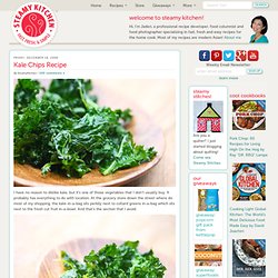 Baked Crispy Kale Recipe