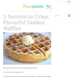 Extra Crispy Waffles Recipe