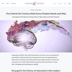 TEXT: The Critical 21st Century Skills Every Student Needs and Why