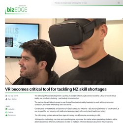 VR becomes critical tool for tackling NZ skill shortages