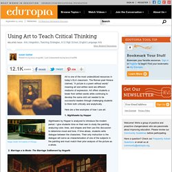 Using Art to Teach Critical Thinking