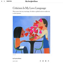 Criticism Is My Love Language