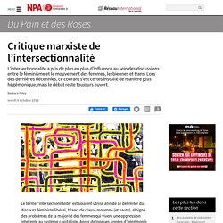 Critique marxiste de l'intersectionnalité