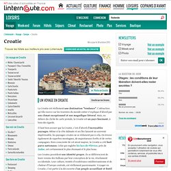 Croatie - Guide de voyage