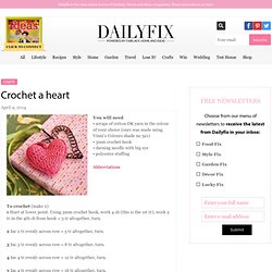 Crochet a heart