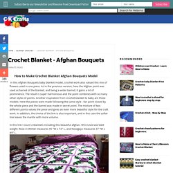 Crochet Blanket - Afghan Bouquets - C K Crafts