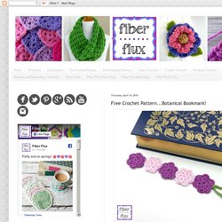 Free Crochet Pattern...Botanical Bookmark!