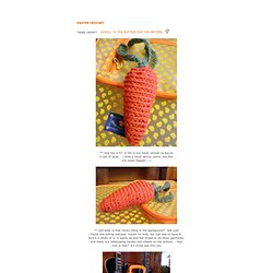 crochet carrot pattern