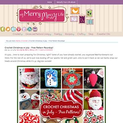 Crochet Christmas in July – Free Pattern Roundup!