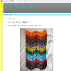 Chevron Scarf Pattern