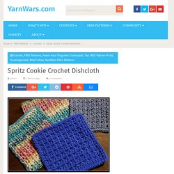 Spritz Cookie Crochet Dishcloth - YarnWars.com