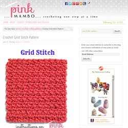 Crochet Grid Stitch Pattern