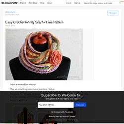 Easy Crochet Infinity Scarf – Free Pattern