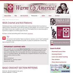 WUA Crochet and Knit Patterns
