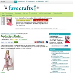 Crochet Lacy Duster