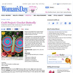 Free Crochet - Learn How to Do This Free Crochet Craft at WomansDay.com!