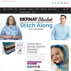Crochet Neck Warmer Scarf for Operation Gratitude