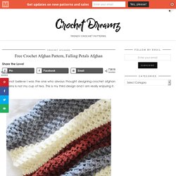 Free crochet afghan pattern with a beautiful texture - Crochet Dreamz