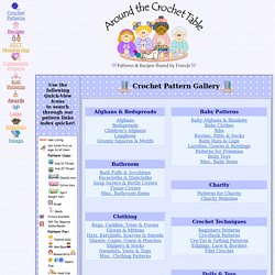 Crochet Pattern Index