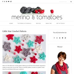 Little Star Crochet Pattern – merino & tomatoes