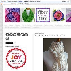 Free Crochet Pattern...Vanilla Bean Scarf!