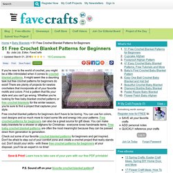 51 Free Crochet Blanket Patterns for Beginners