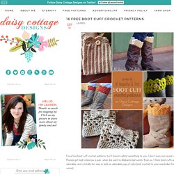 16 Free Boot Cuff Crochet Patterns - Daisy Cottage Designs