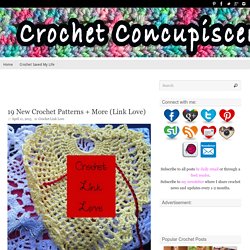 New Crochet Patterns + Tutorials, Art, Fashion and More (Link Love)