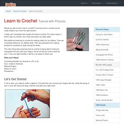 Step 1 Learn to Crochet - Easy Tutorial in Pictures