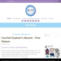 Crochet an Easy Unisex Beanie for Adults and Children
