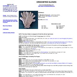 Crocheted Gloves Pattern