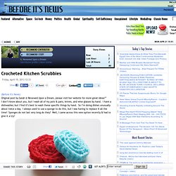 Crocheted Kitchen Scrubbies