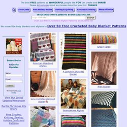 Over 200 Free Crocheted Afghan Patterns