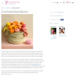 Crocheted Stash Basket