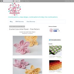 Crochet Cute Little Flower - Free Pattern