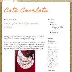 The Josephine Cowl {A free crochet pattern}