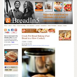Crock Pot Bread Baking (Fast Bread in a Slow Cooker)