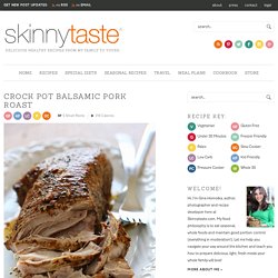 Crock Pot Balsamic Pork Roast