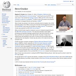 Steve Crocker