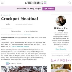 Crockpot Meatloaf